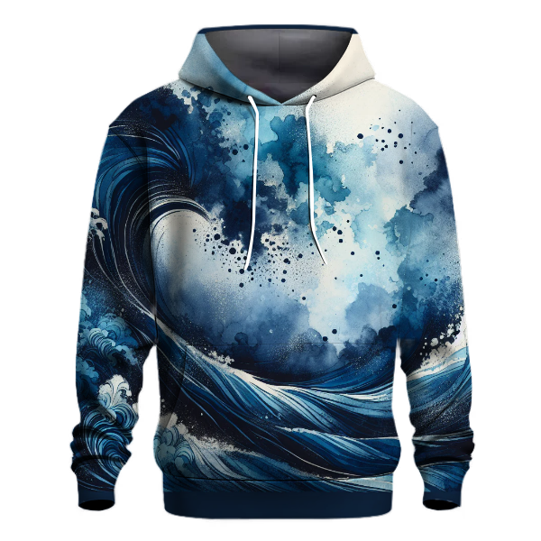 Cobalt Waves Hoodie