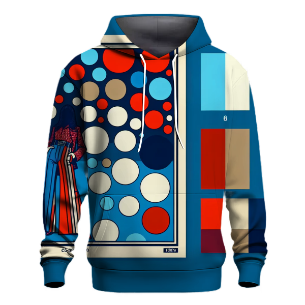 Retro Dots Delight Hoodie