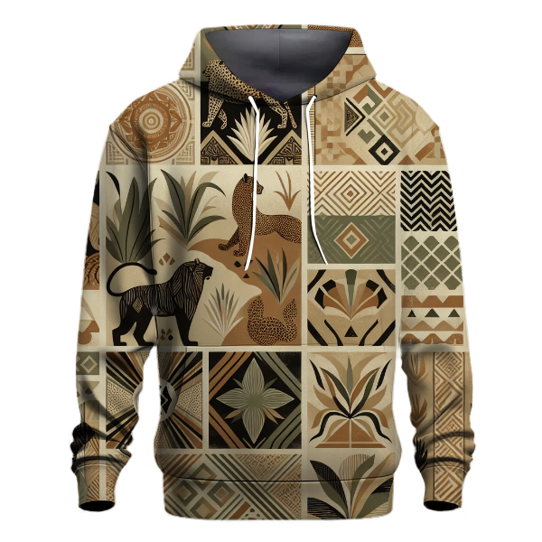 Vintage Safari Prints Hoodie