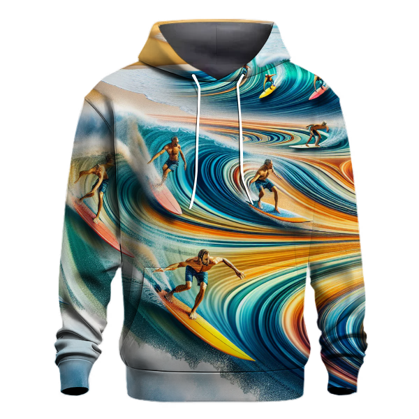 Surfboard Splash Hoodie