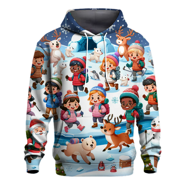 North Pole Expedition Design Hoodie