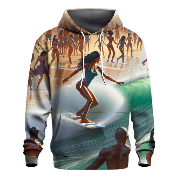 Skimboarding Surf Scene Hoodie