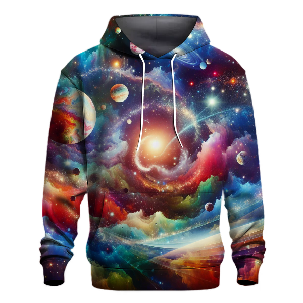 Colorful Celestial Bodies Hoodie