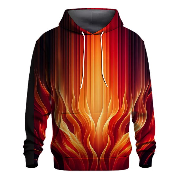 Fiery Ember Gradation Hoodie