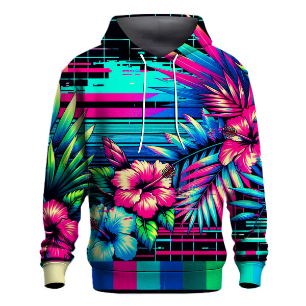 Tropical Digital Splash Hoodie