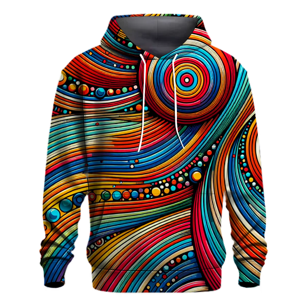 Rainbow Roller Rink Hoodie