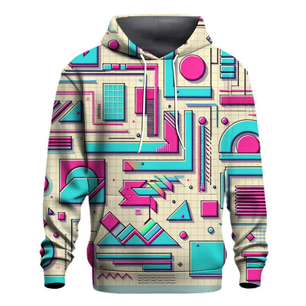 Neon Pastel Echo Hoodie