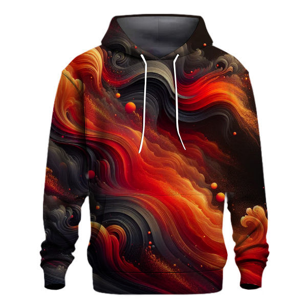 Vibrant Volcano Flow Hoodie