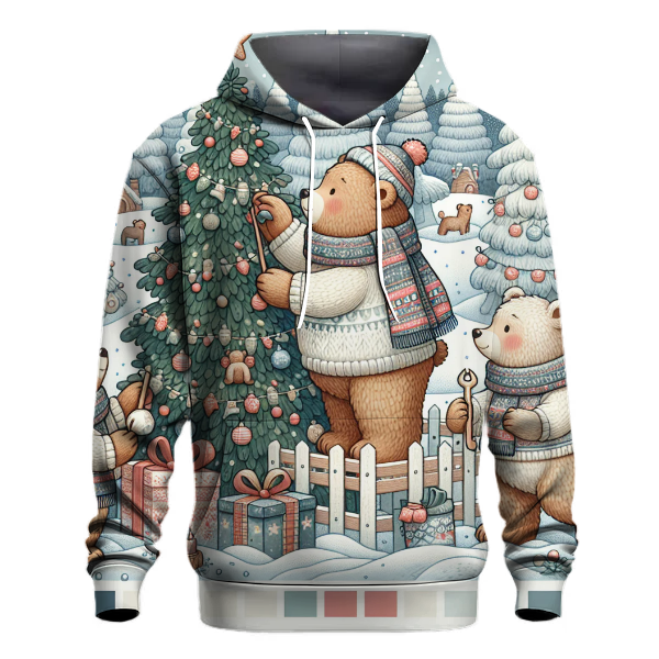 Cuddly Bear Winter Festivities Hoodie