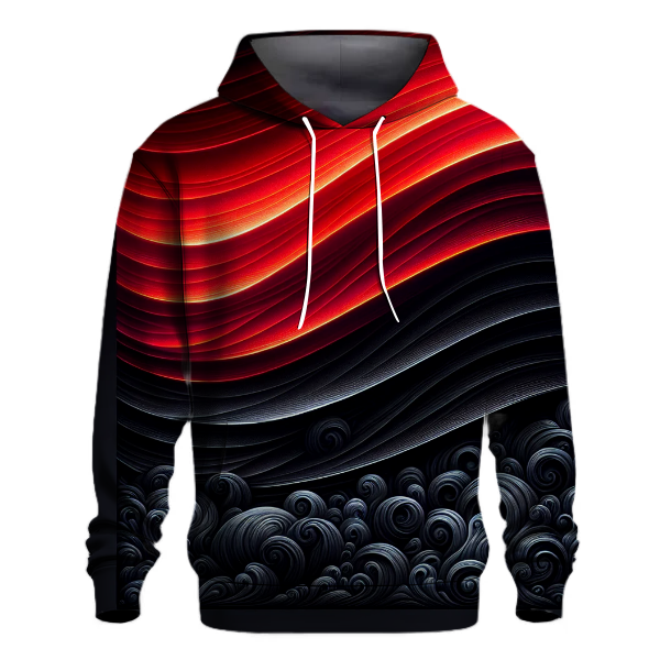 Fiery Lava Gradient Hoodie