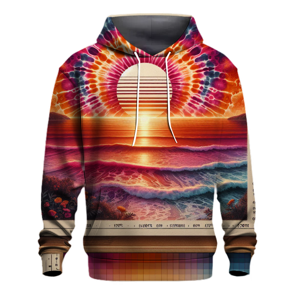Sunset Bliss Wave Hoodie