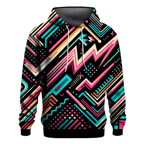 Funky Neon Dash Hoodie