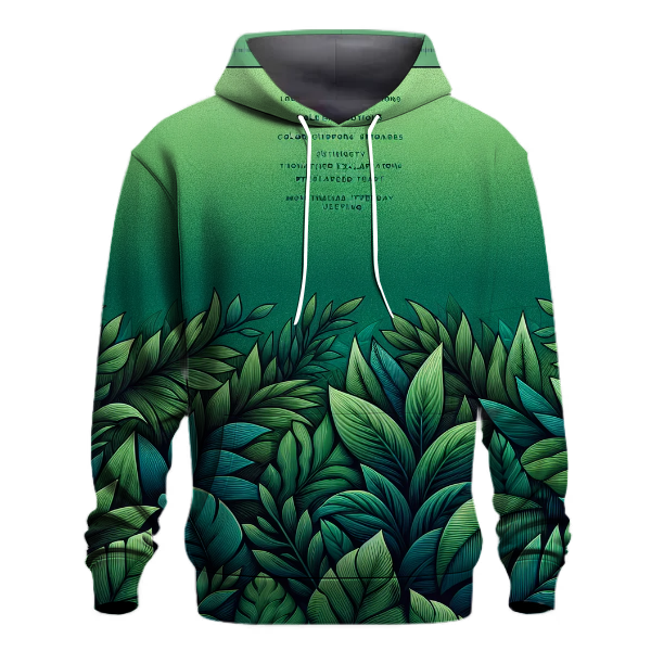 Emerald Jungle Escape Hoodie