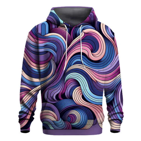 Groovy Flower Waves Hoodie