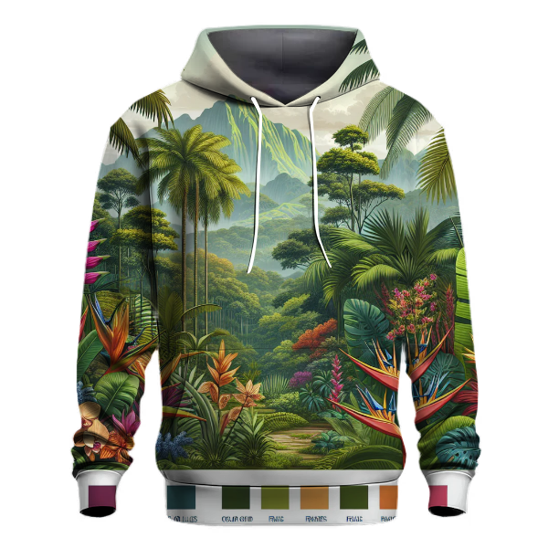 Tropical Flora Extravaganza Hoodie