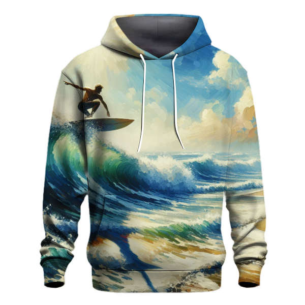 Surfing Tide Ride Hoodie