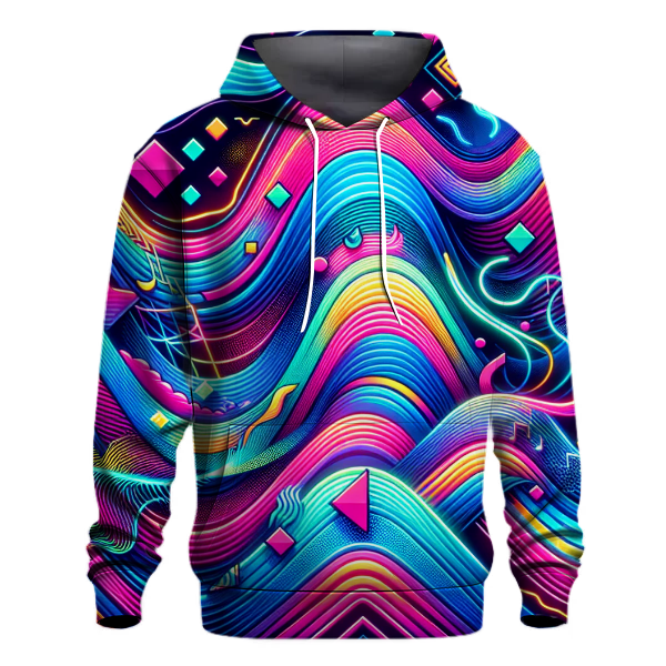 Neon Waves Adventure Hoodie
