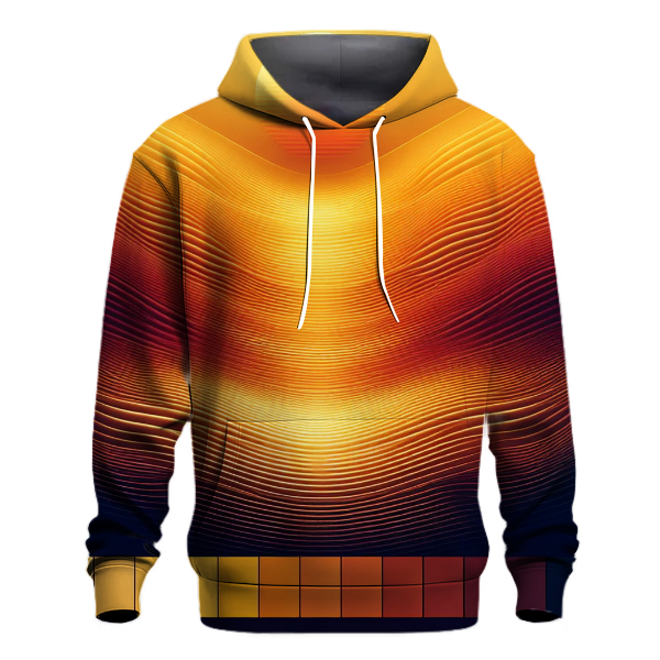Golden Sunset Oasis Hoodie