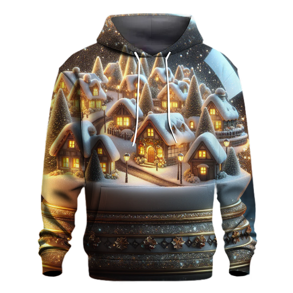 Snow Globe Village Christmas Hoodie