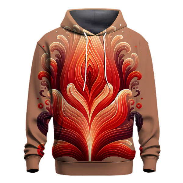 Cozy Firelight Gradient Hoodie