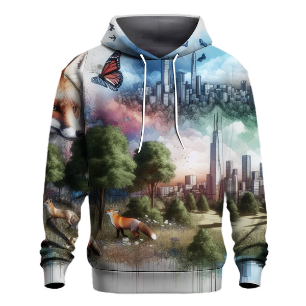 Chic Urban Wildlife Hoodie