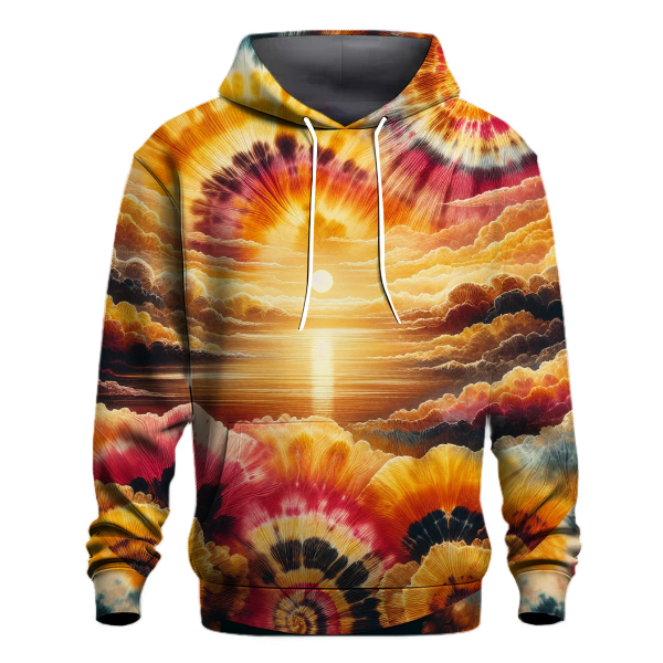 Sunset Serenade Tie-Dye Hoodie