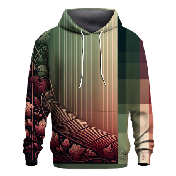 Rustic Vineyard Gradient Hoodie
