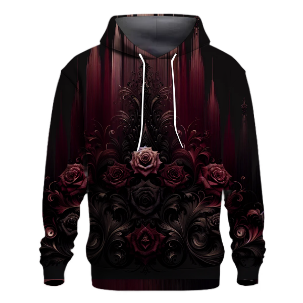 Gothic Rose Gradient Hoodie