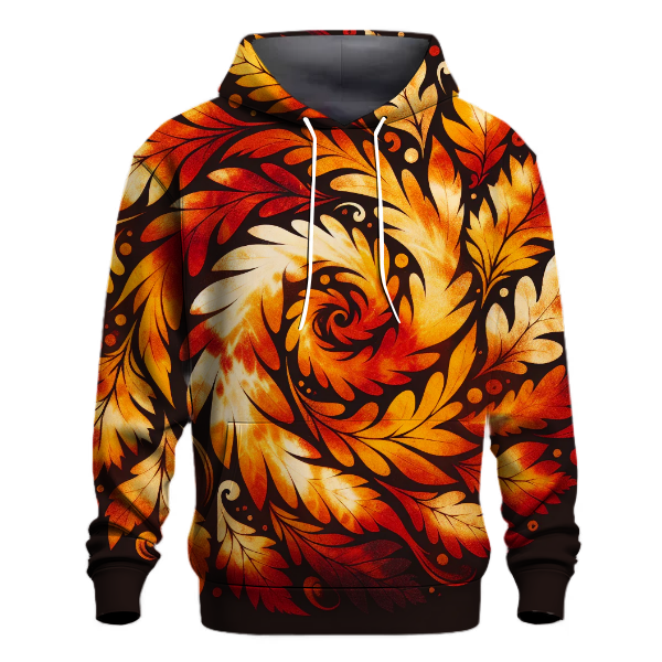 Autumn Leaves Whirl Hoodie
