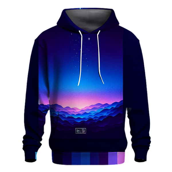 Electric Twilight Glow Hoodie