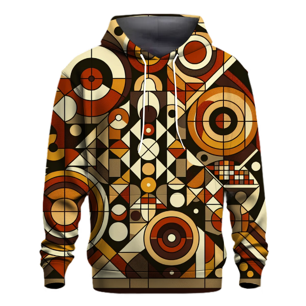 Earthy Geometric Bliss Hoodie