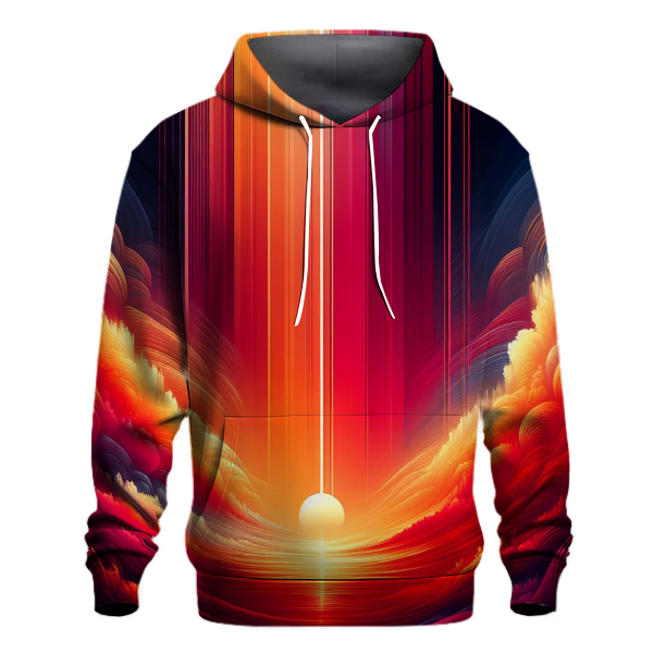 Radiant Sunset Blaze Hoodie