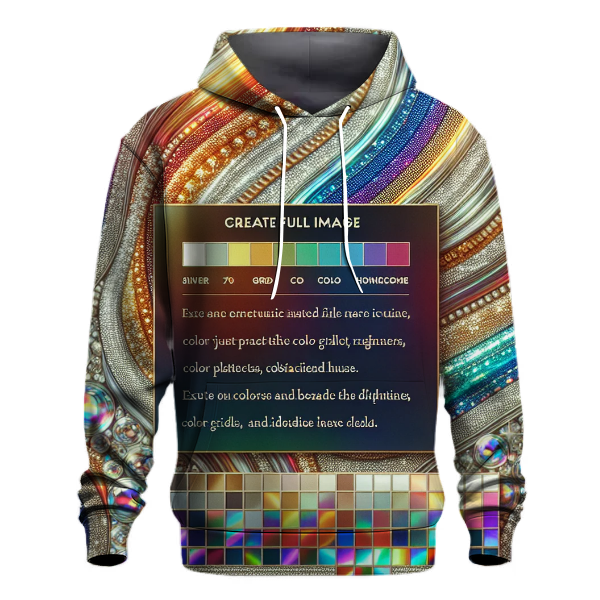 Glitzy Disco Lights Hoodie