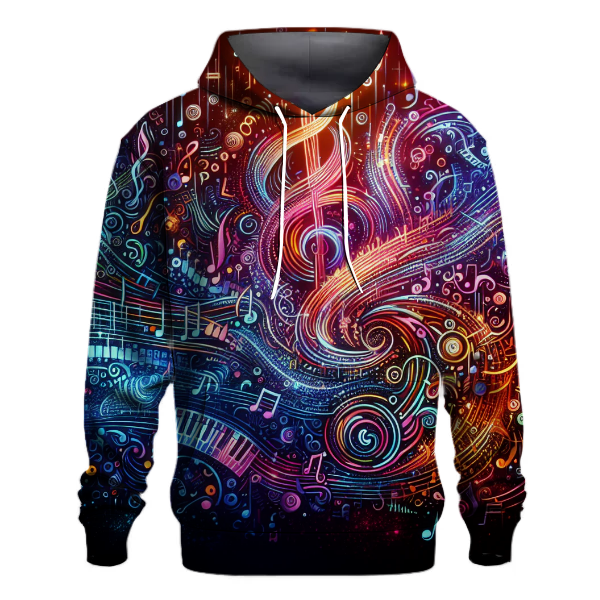 Neon Jazz Fusion Hoodie