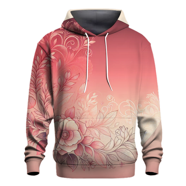 Blush Floral Breeze Hoodie