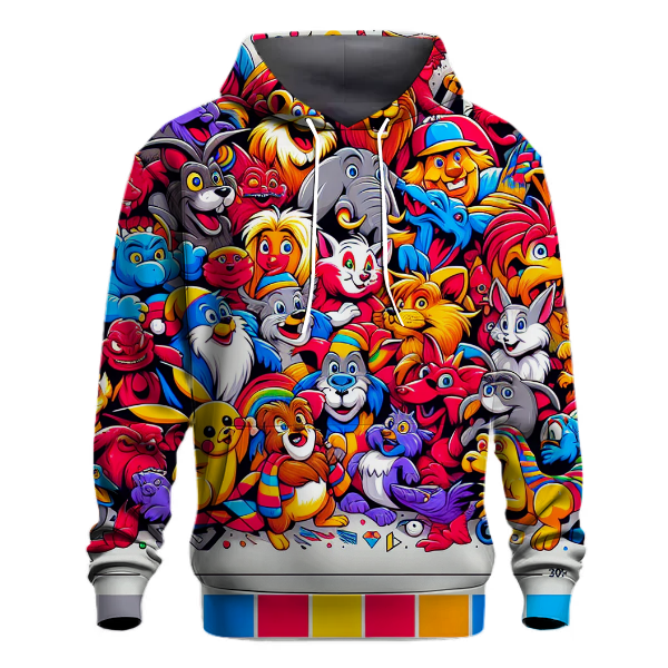 Classic 80s Cartoon Hoodie