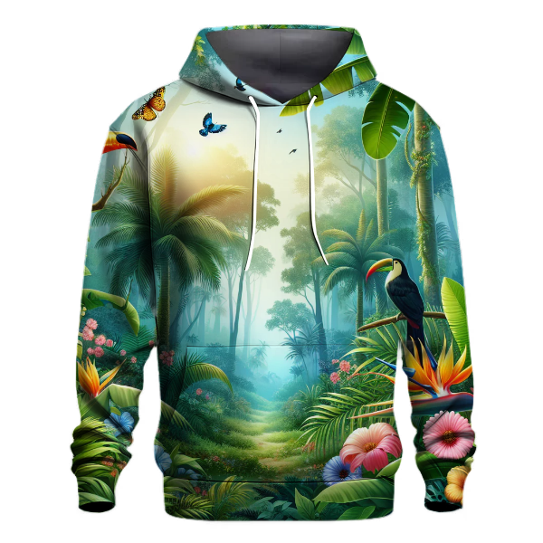 Exotic Jungle Retreat Hoodie