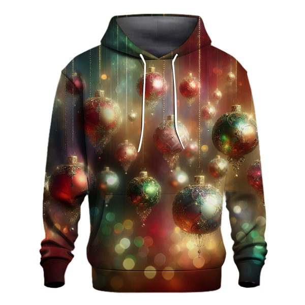 Sparkling Ornaments Festive Hoodie