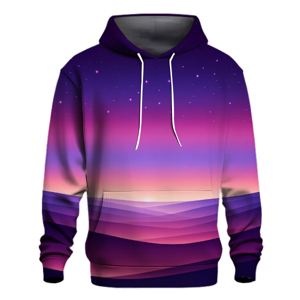 Twilight Purple Gradient Design Hoodie