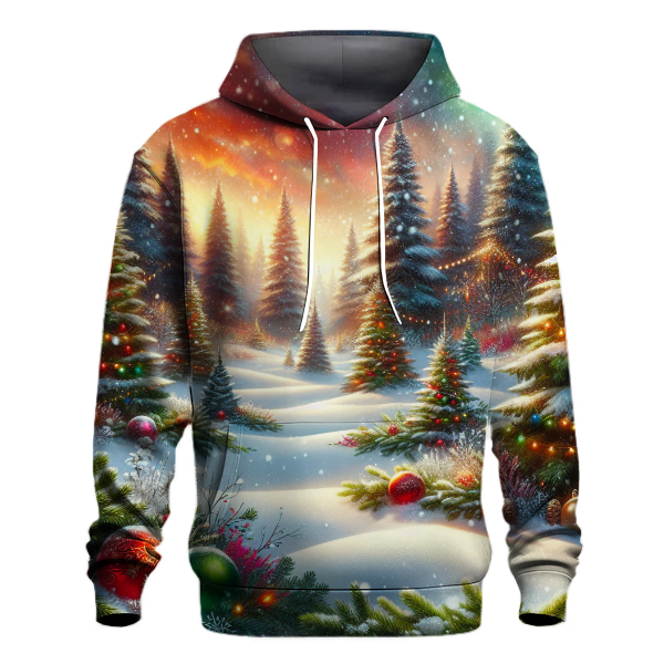 Pine Tree Holiday Vibes Hoodie