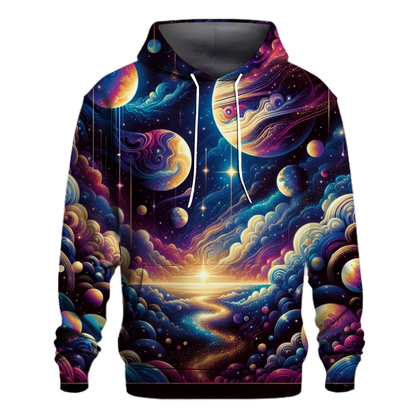 Cosmic Journey Through Stars Hoodie