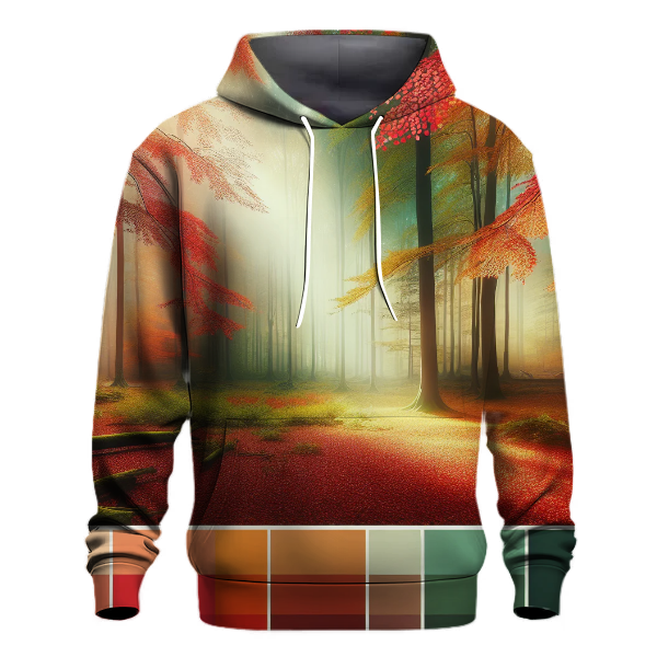 Serene Autumn Woods Hoodie