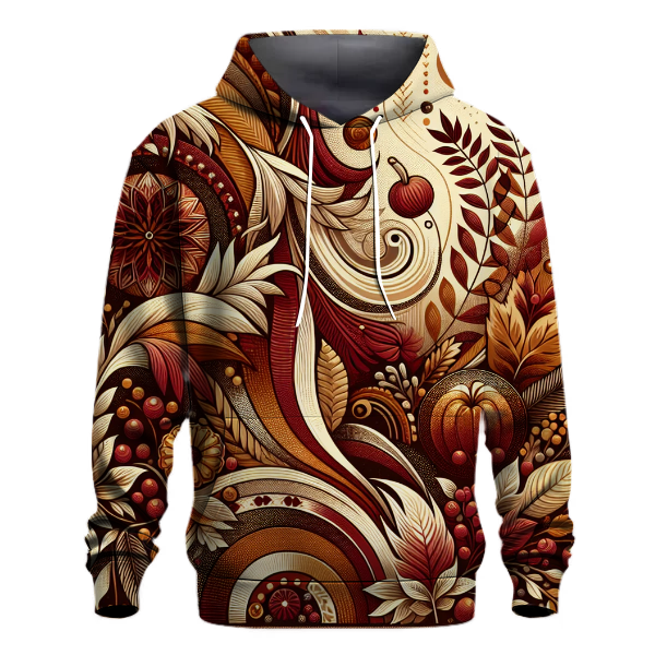 Crimson Harvest Glow Hoodie