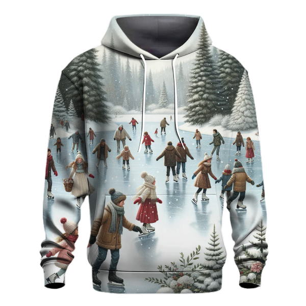 Frozen Lake Skating Hoodie