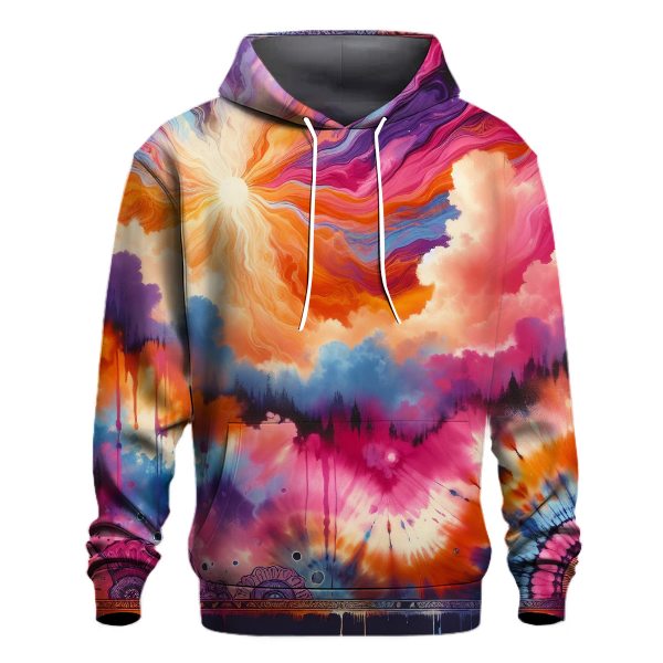 Sunset Overdrive Tie-Dye Design Hoodie