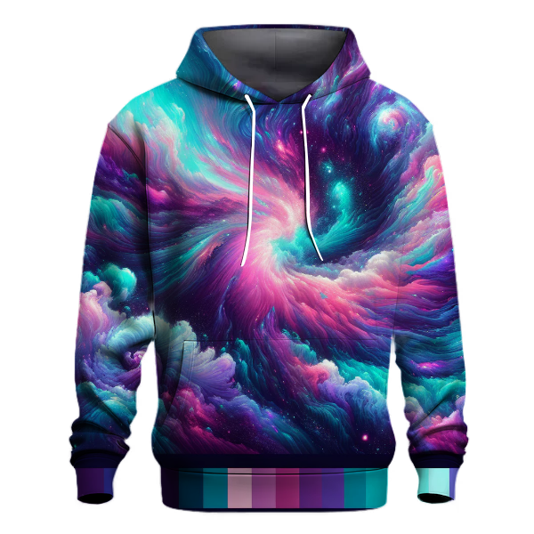Neon Nebula Fusion Hoodie