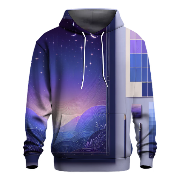 Midnight Sky Cascade Hoodie
