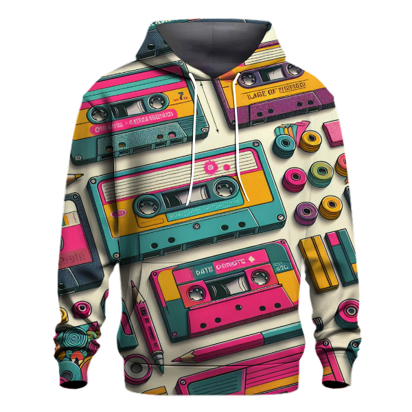 Colorful Cassette Mix Hoodie