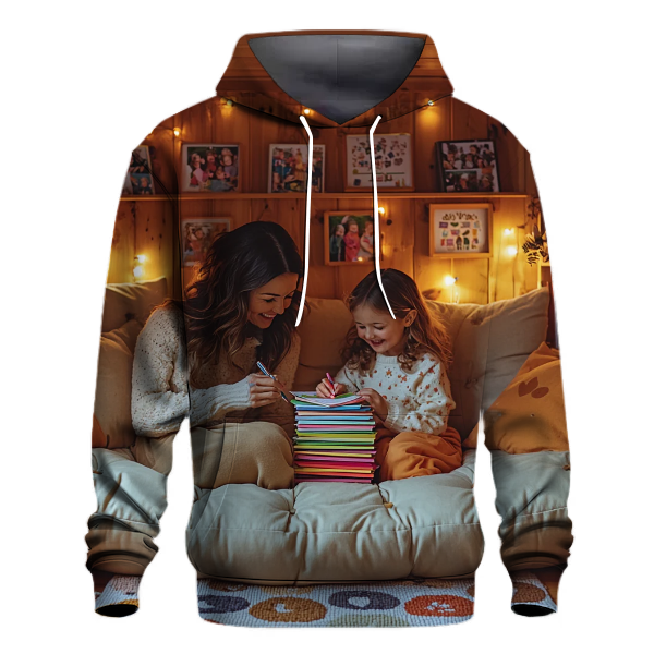 Whispers of Love A Personalized Book of Letters Hoodie