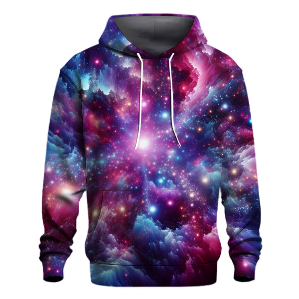 Neon Cosmic Adventure Hoodie